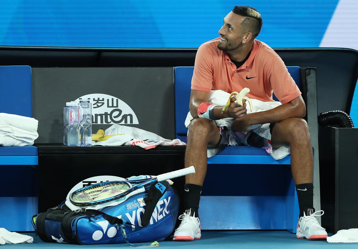 Tennis Ace Kyrgios Offers Food to Anyone Having Tough Time