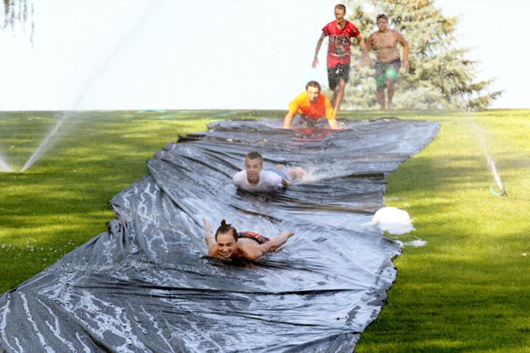 94-Year-Old Woman Makes a Splash on Slip-N-Slide, and the Video Becomes Viral Sensation