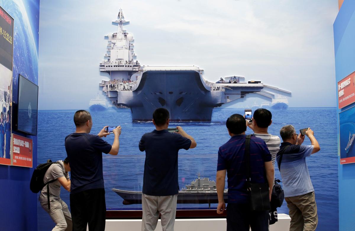 Taiwan Says Chinese Carrier Group Drills Close to Island