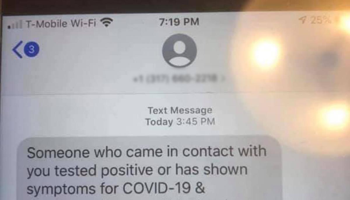 ‘Do NOT Click the Link’: Police Warn of COVID-19 Text Scam Claiming Positive Test, Seeking Personal Info