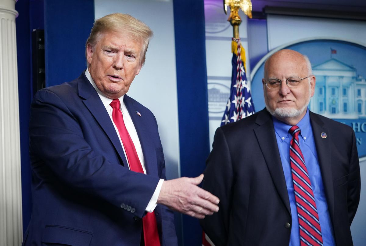 Trump Says CDC Director Was ‘Misquoted’ on Second Virus Wave