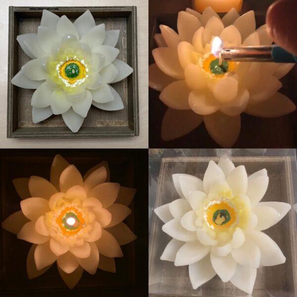Candles set up for the online vigil event to commemorate the persecution of Falun Gong practitioners in China, on April 23, 2020. (Courtesy of Tuidang Center).