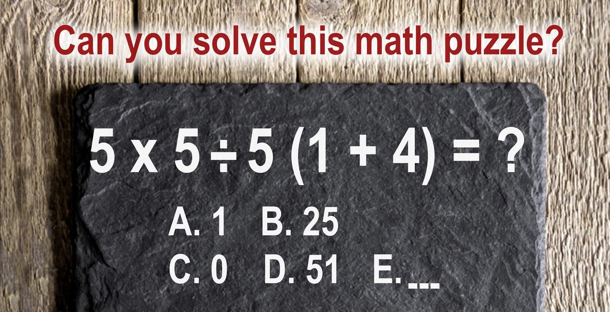 Homeschooling Math Puzzle: This Tricky Problem Is Not As Simple As It Looks! Can You Solve It?