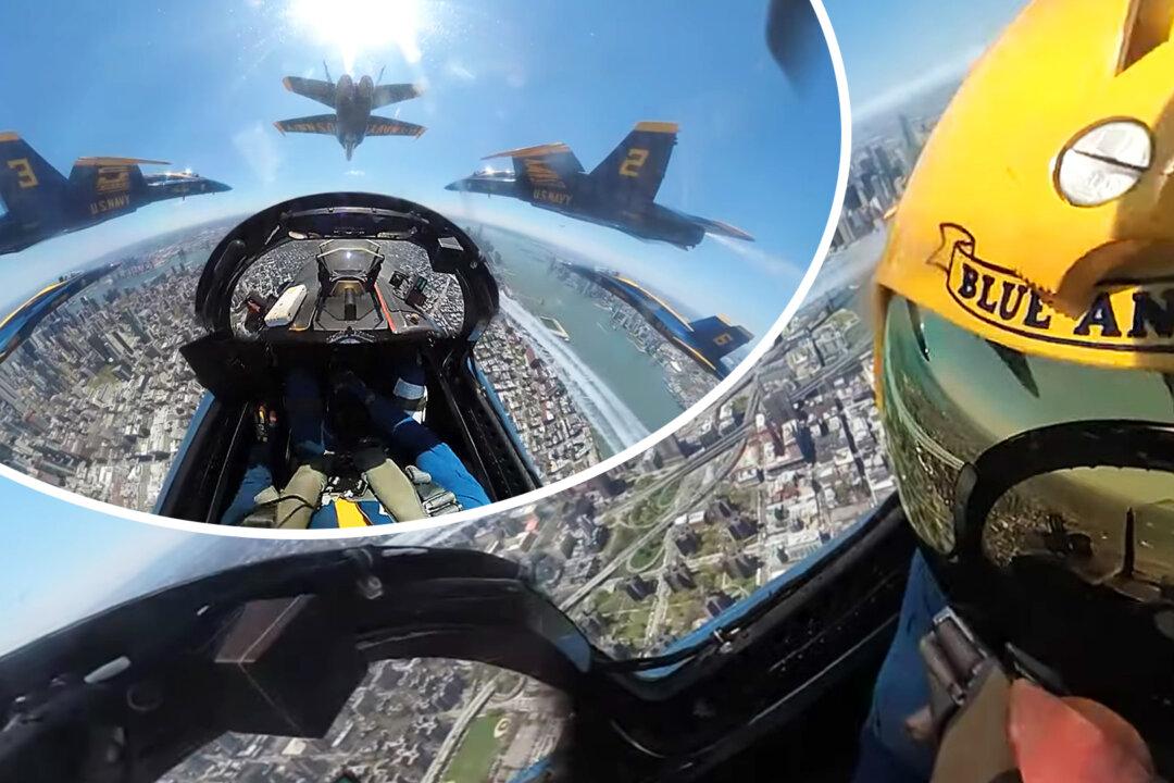 Video: Blue Angels, Thunderbirds Fly Over American Cities in Support of Front Line Health Care Workers
