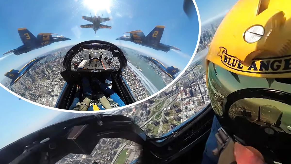 Video: Blue Angels, Thunderbirds Fly Over American Cities in Support of Front Line Health Care Workers