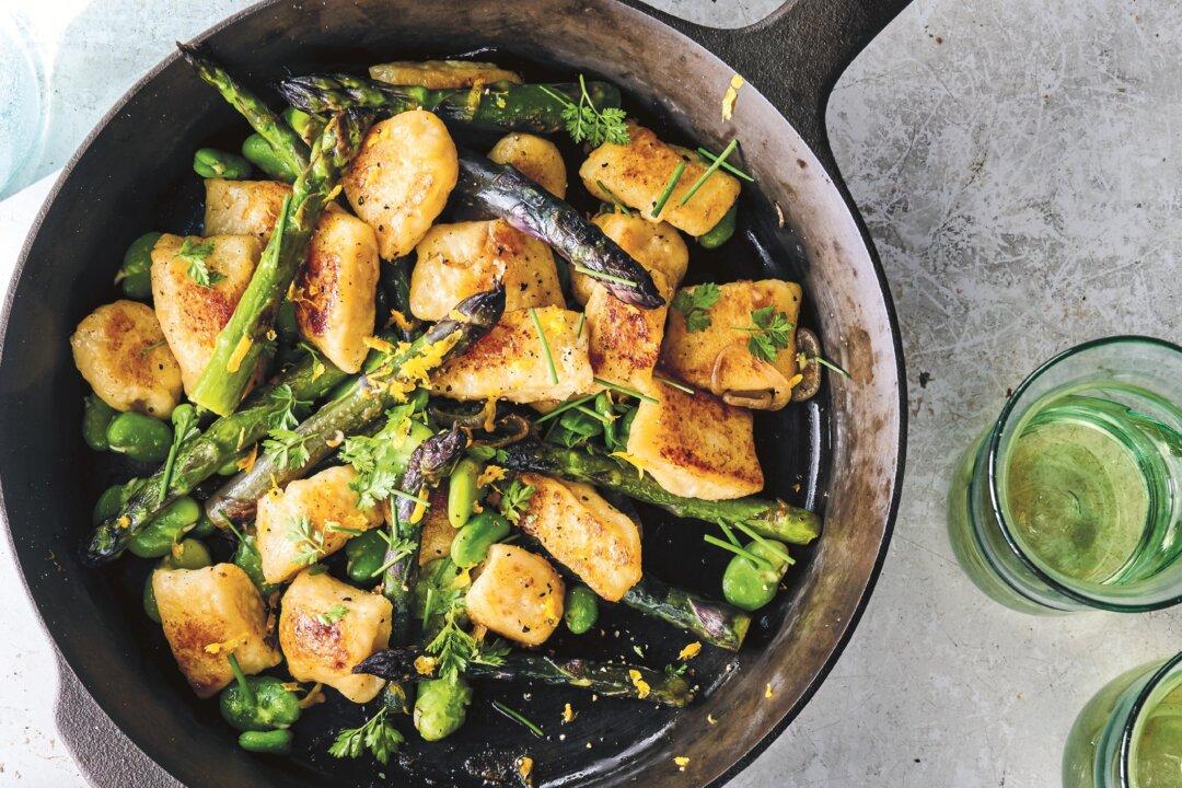 Meyer Lemon Gnocchi With Spring Vegetables