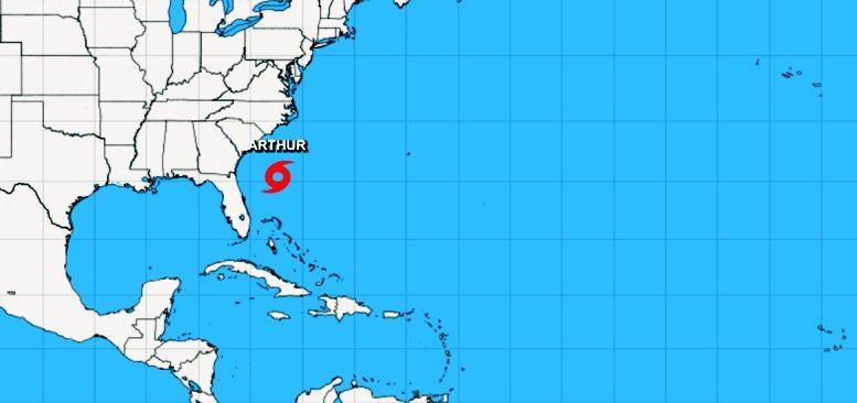 Tropical Storm Arthur Forms Off Florida, Warnings Issued