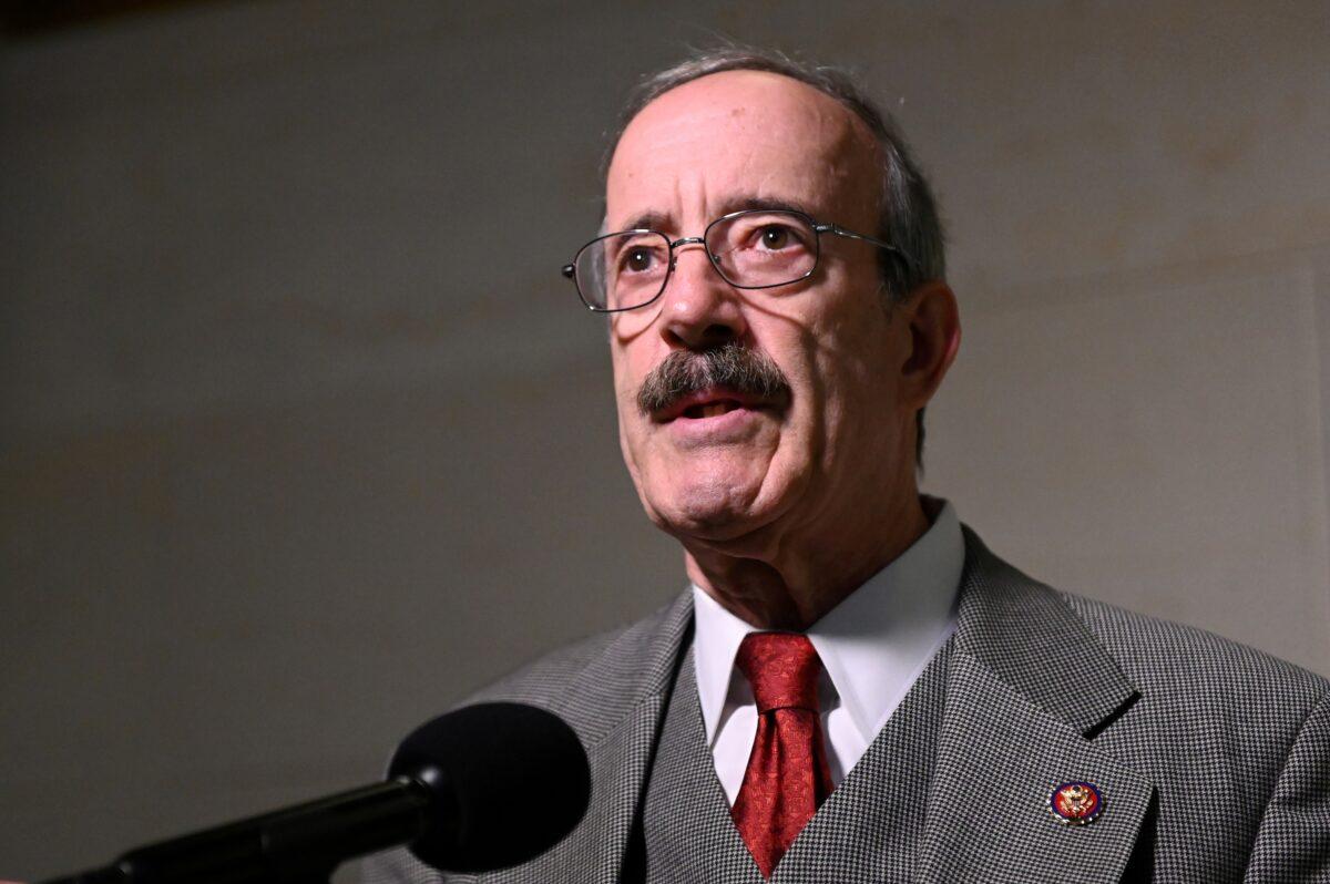 Rep. Eliot Engel (D-N.Y.) arrives to hear testimony in Washington on Oct.17, 2019. (Erin Scott/Reuters)