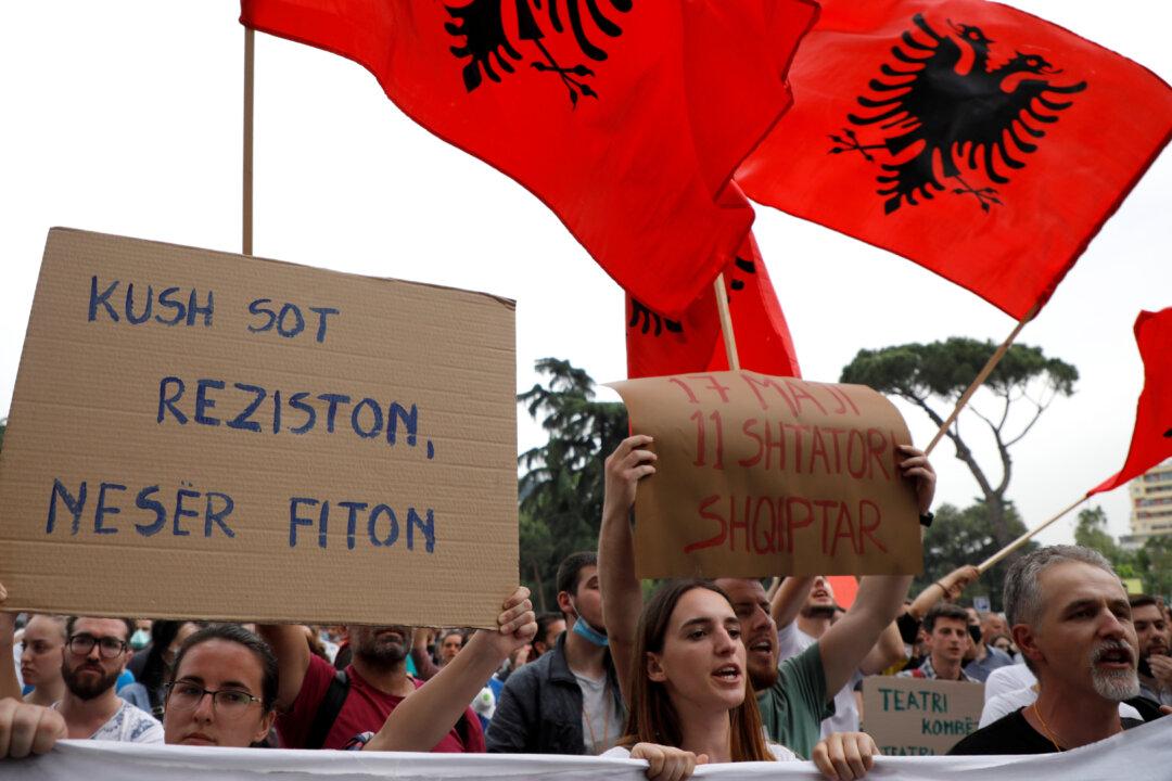Demolition of Albanian National Theatre Sparks Angry Protests