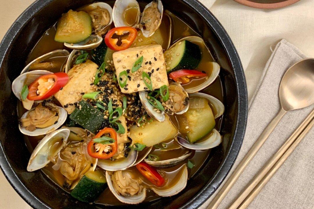 Doenjang Jjigae (Korean Fermented Soybean Stew)