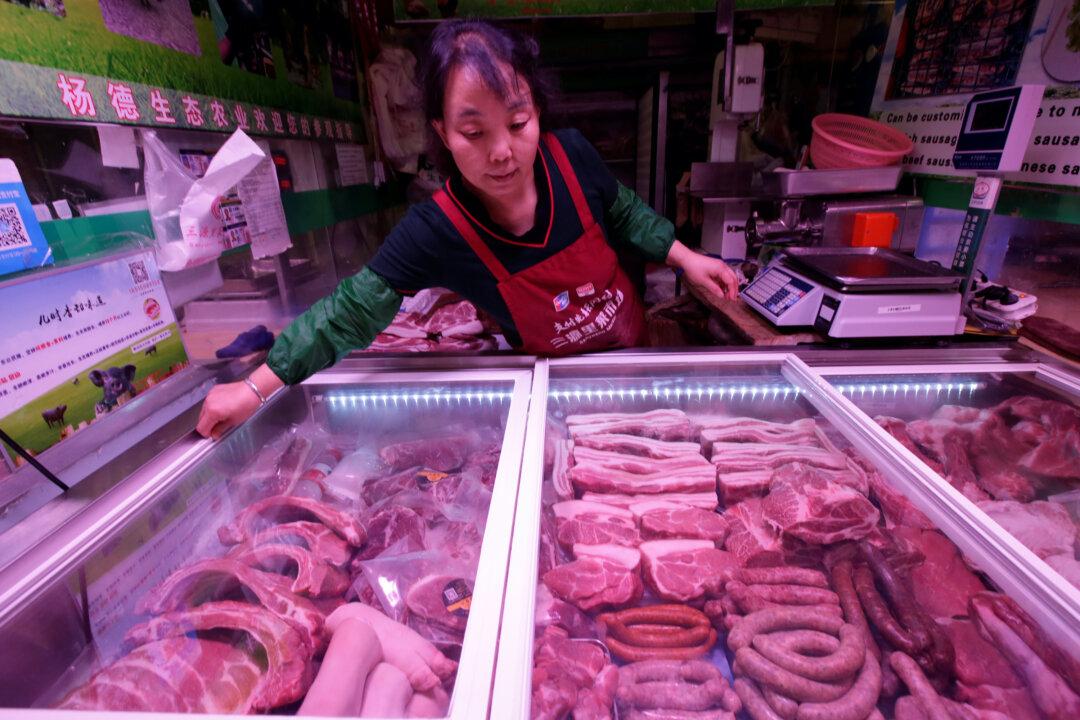 China’s Pork Imports in April Jump 170 Percent to Record High