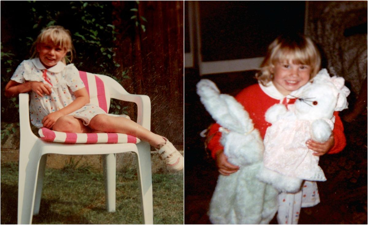 Naomi Foster when she was younger. (Caters News)
