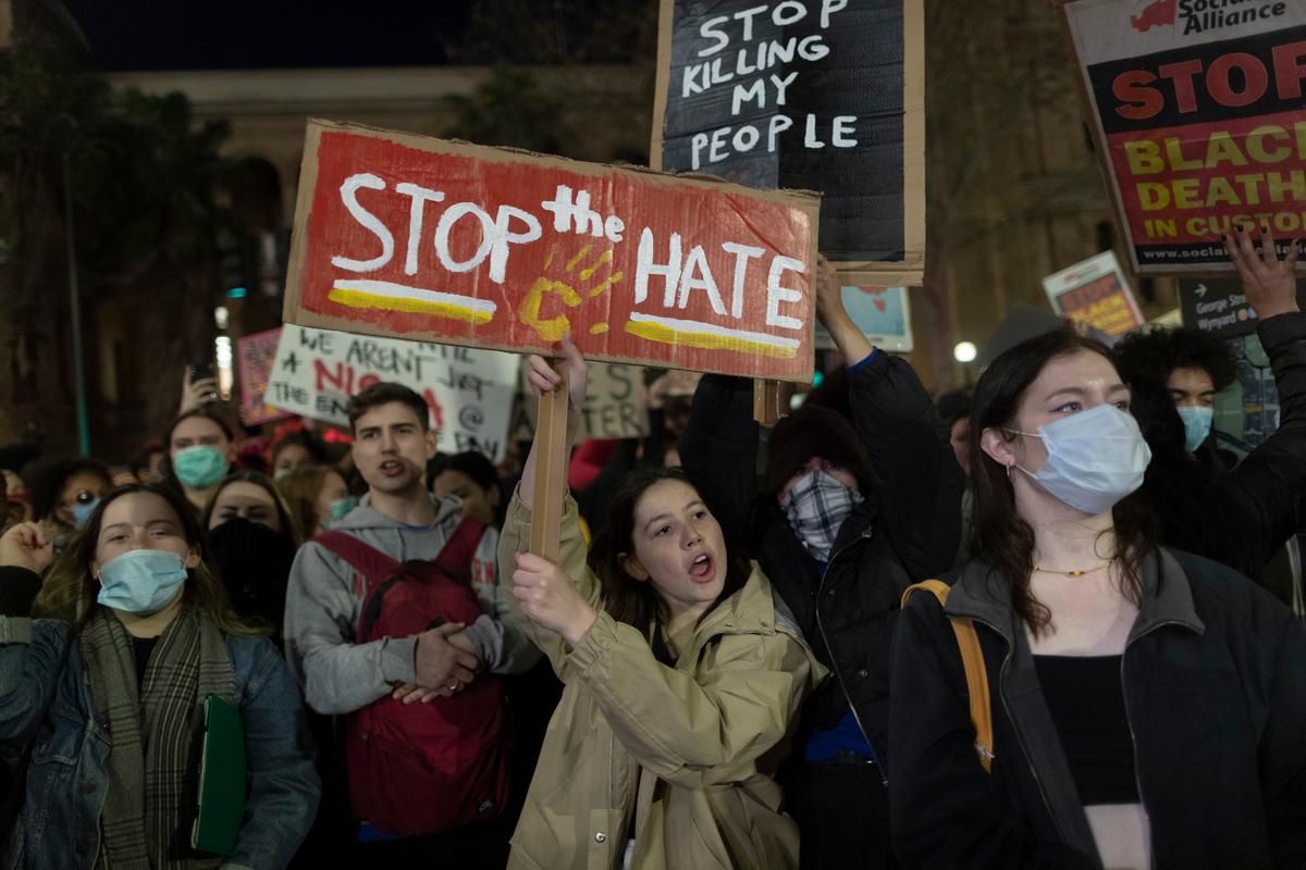 CCP Virus Transmission Concerns for Black Lives Matters Protest in Australia