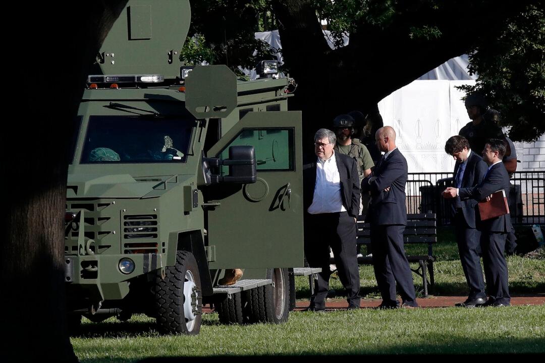 AG Barr Says He Didn’t Give Tactical Order to Clear Protesters Near White House Ahead of Trump’s Church Visit