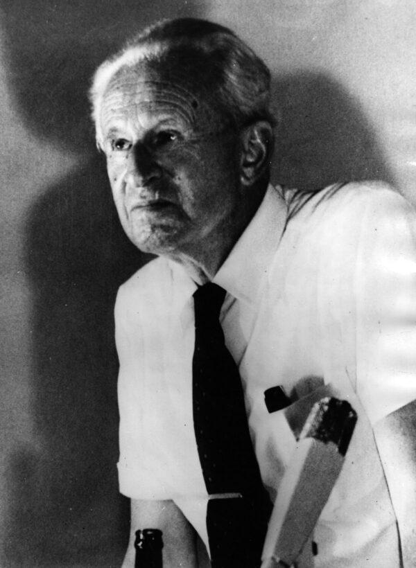 Herbert Marcuse (1898–1979), a German-born American philosopher and radical political theorist, associated with the Frankfurt School of critical theory. (Keystone/Getty Images)