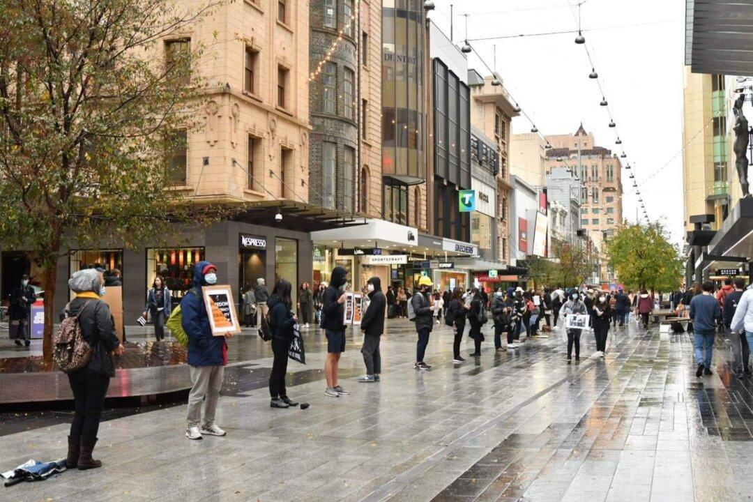‘Protect Australia, Free Hong Kong:’ Peaceful Protest Marks Anniversary of Hong Kong Pro-Democracy Movement in Adelaide