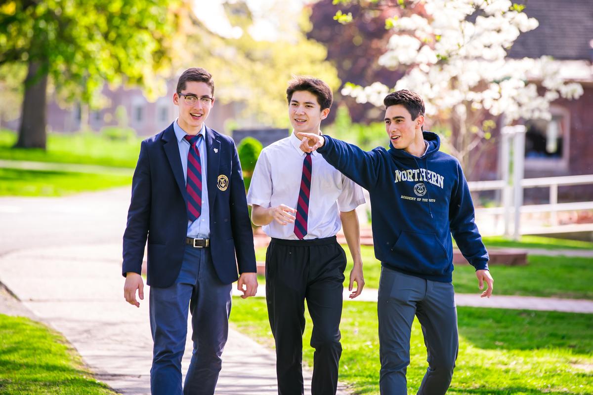 The school accommodates both day students and boarding students. (Courtesy of Northern Academy of the Arts)