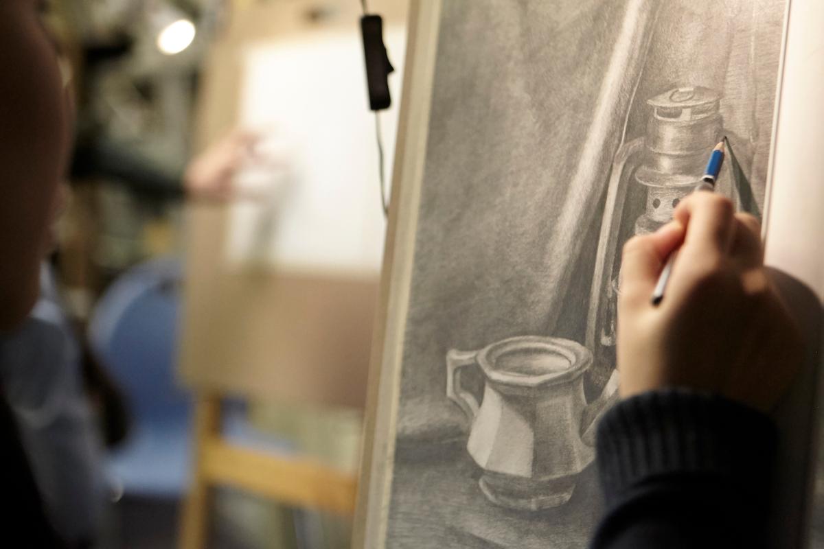 Fine arts is one of the tracks offered. (Courtesy of Northern Academy of the Arts)