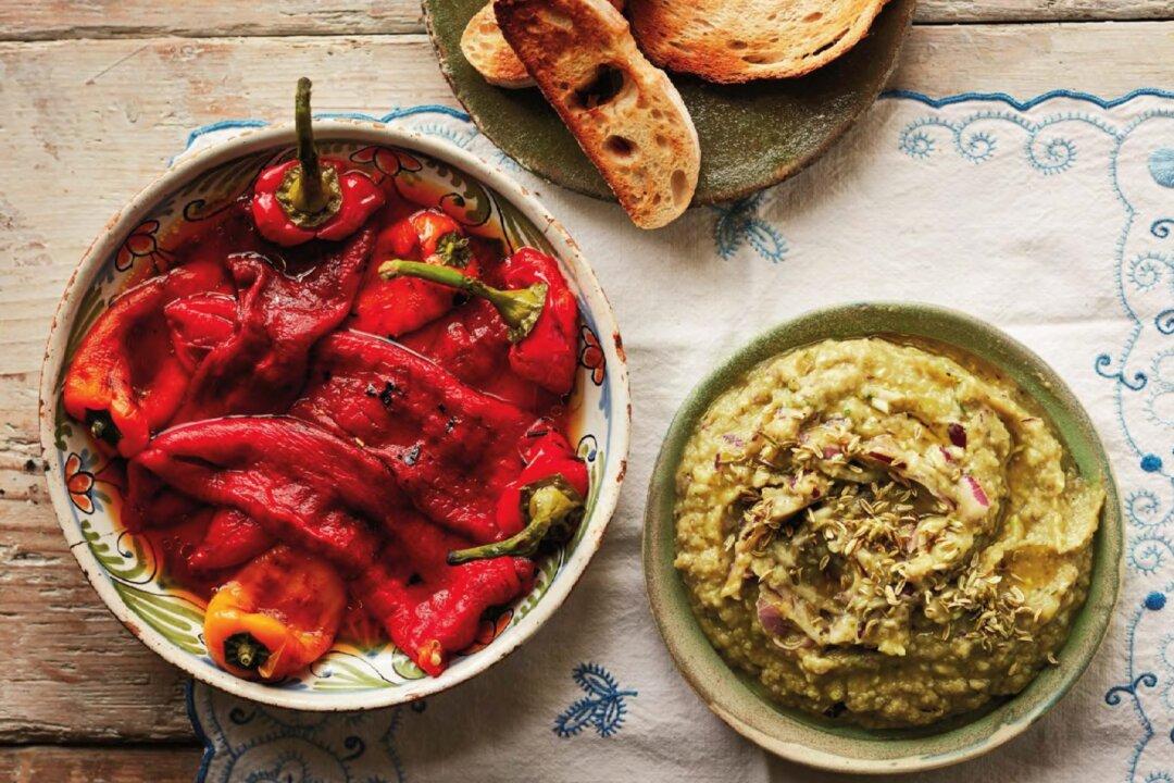 Charred Pepper Salad and Eggplant Caviar (Ardei Copti and Salata de Vinete)