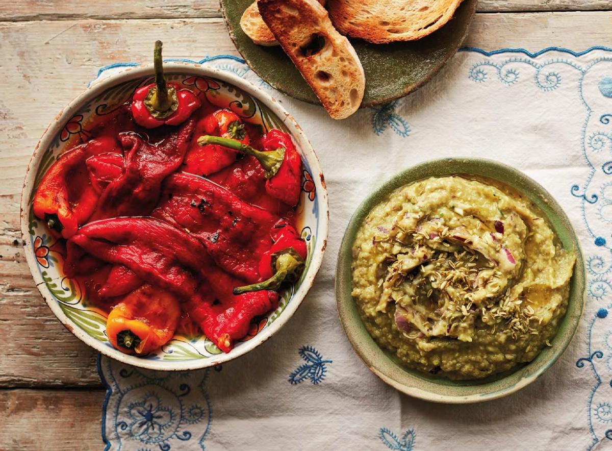 Charred Pepper Salad and Eggplant Caviar (Ardei Copti and Salata de Vinete)