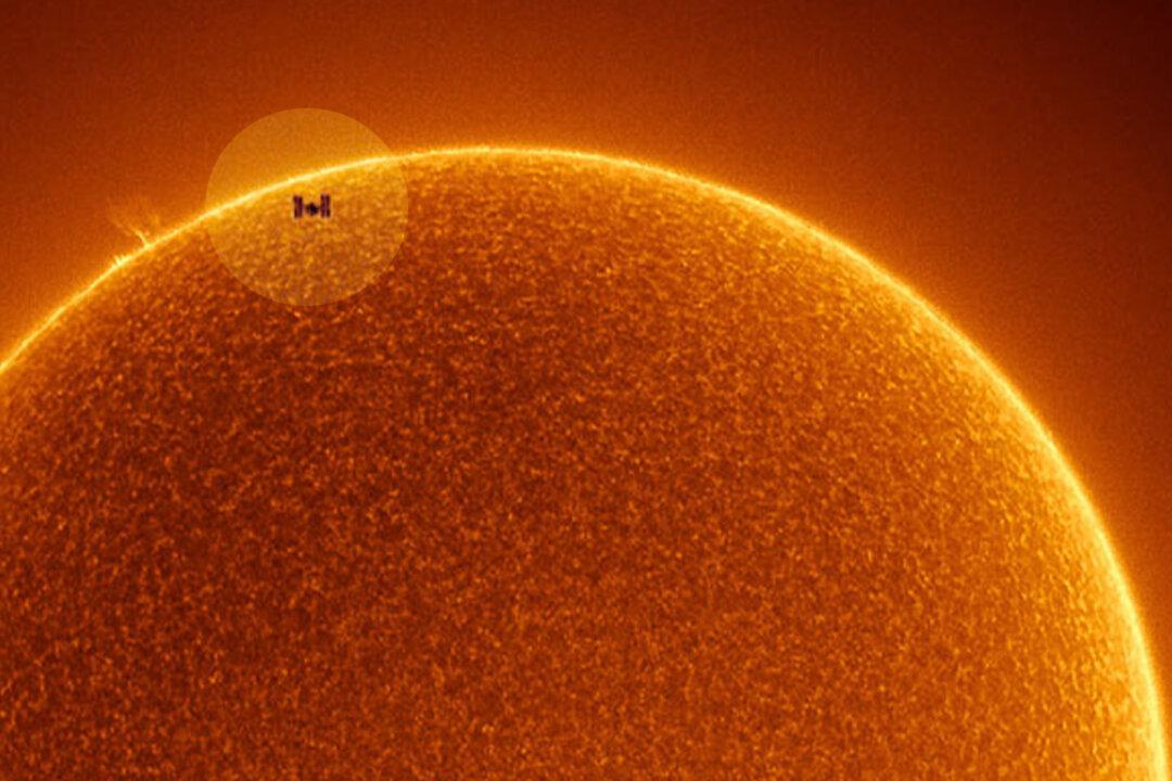 NASA Reveals Breathtaking Photo of International Space Station Passing in Front of the Sun