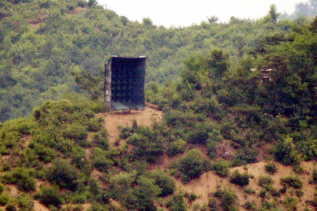 North Korea Seen Reinstalling Border Loudspeakers; Satellite Photos Show Liaison Office Damaged