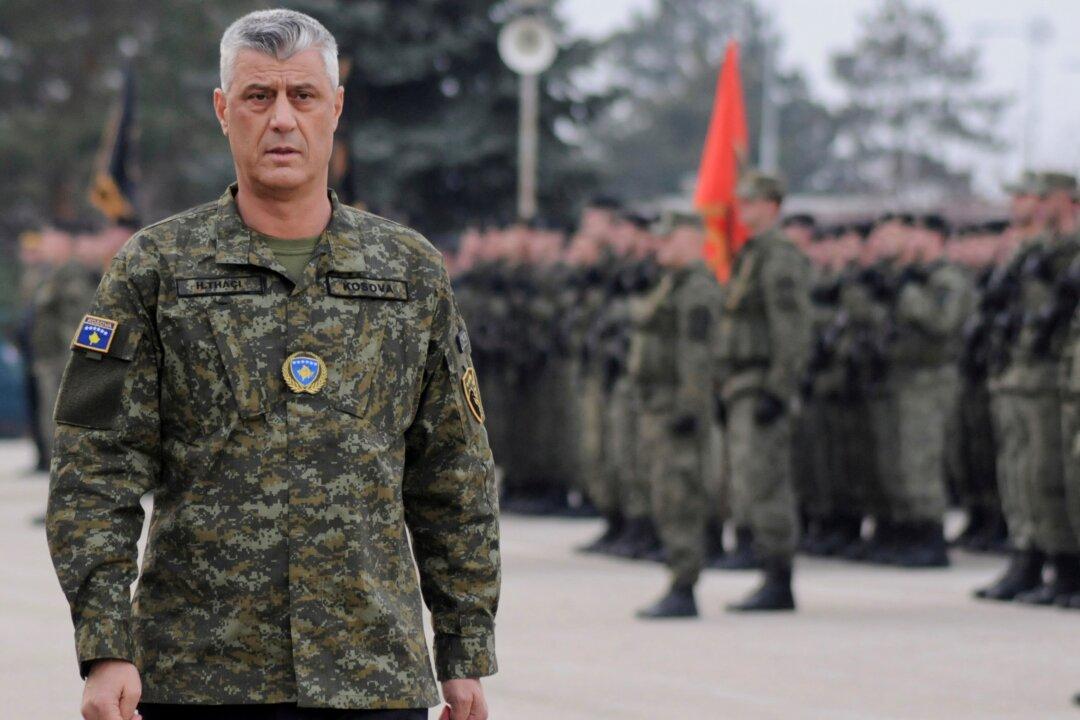 War Crimes Prosecutor Indicts Kosovo President Thaci