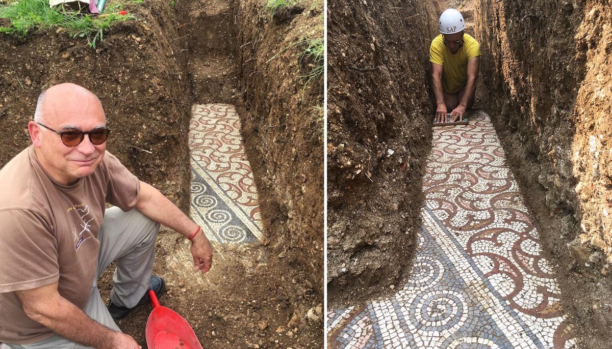 Archeologists Unearth Near-Pristine Roman Mosaic in Verona Dating Back to 3rd Century AD