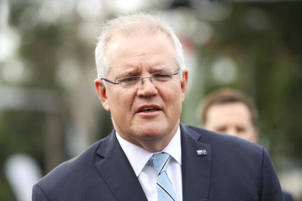 Prime Minister Scott Morrison in Macquarie Park, Sydney, Australia. on June 29, 2020. (Mark Kolbe/Getty Images)