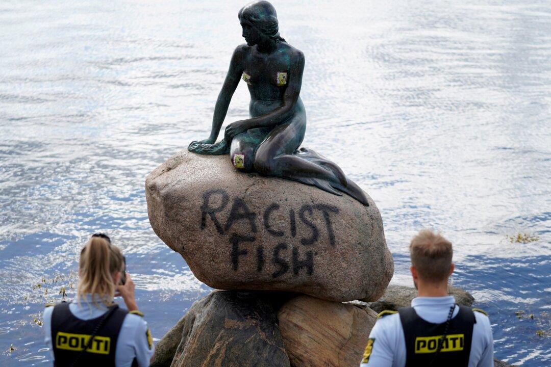 Copenhagen’s Little Mermaid Labelled ‘Racist Fish’