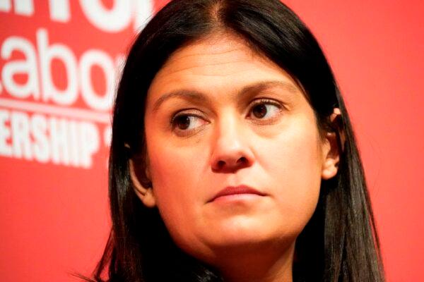 Lisa Nandy at Dudley Town Hall in Dudley, England, on March 08, 2020. (Christopher Furlong/Getty Images)