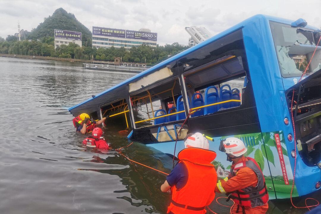 Bus Plunges Into Reservoir in China, at Least 21 Dead