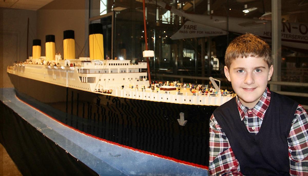 Meet the Teen With Autism Who Built the World’s Largest LEGO Titanic Replica in 11 Months