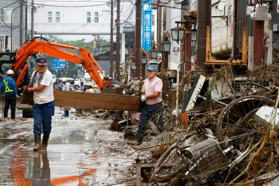 Heavy Rain Hits Scenic Central Japan, More Damage in South