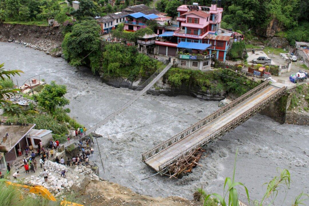 Floods, Landslides Kill 40 in Nepal, Many Missing