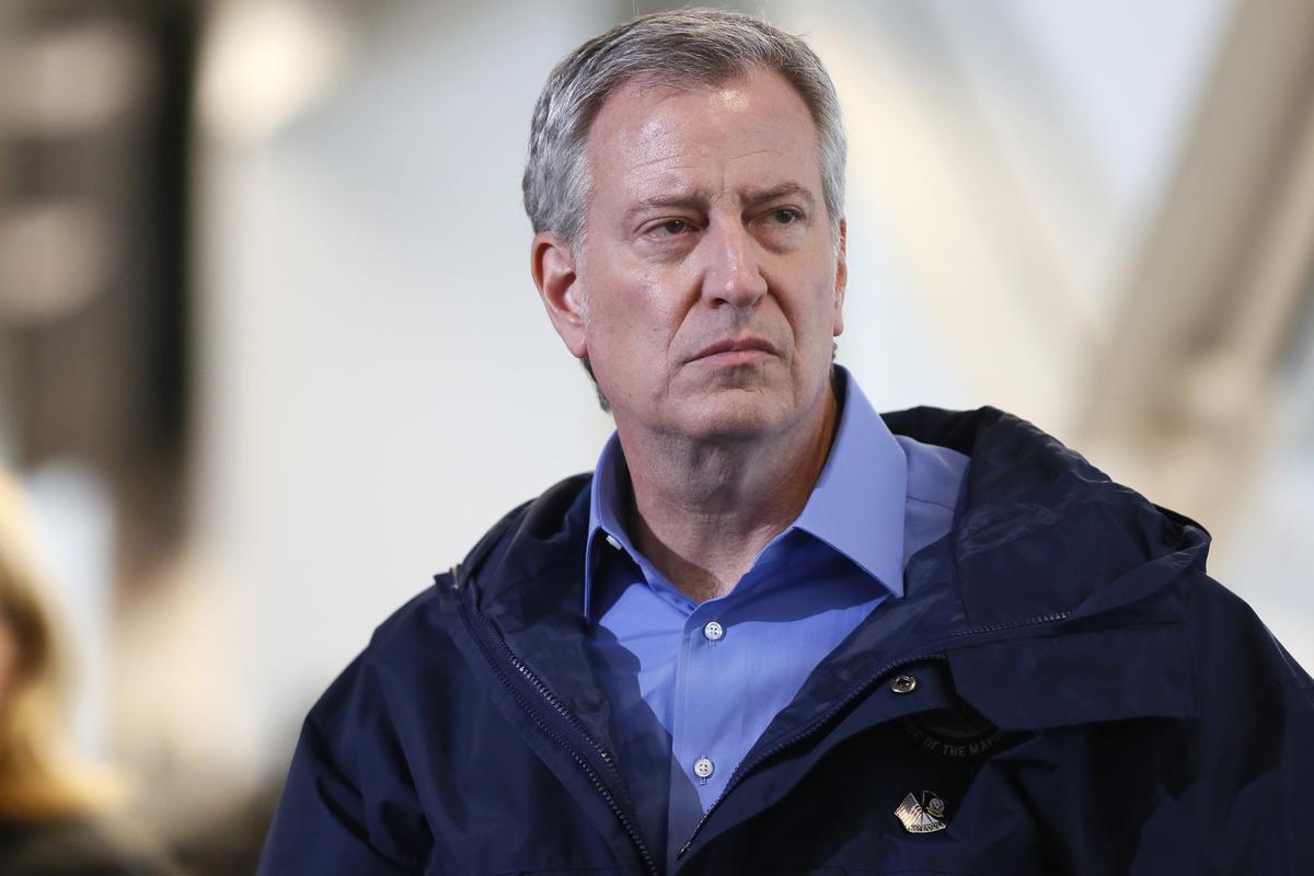 NYC’s de Blasio Says 9,000 More Workers to Be Furloughed