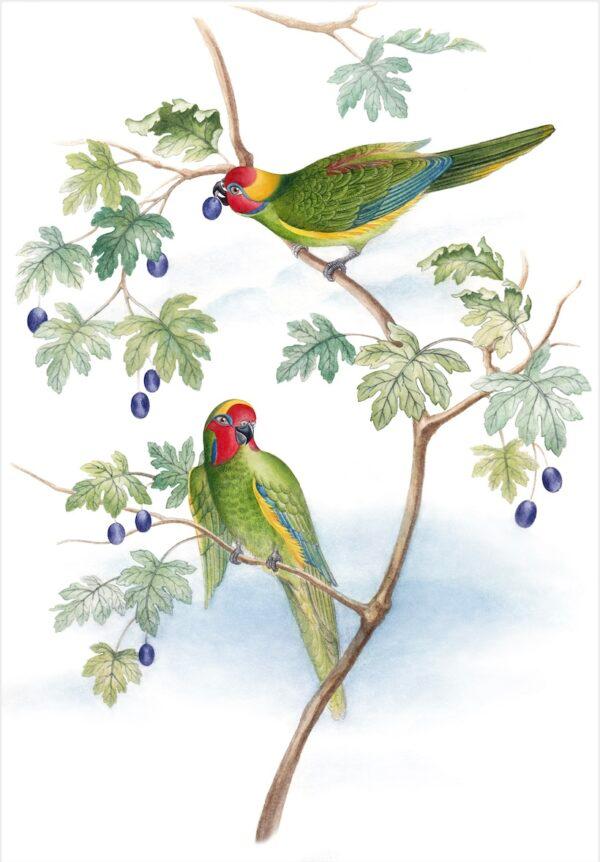 A drawing by Annita Bao after her parents' release in 2018, which she says conveys her hope for the family to live a more carefree life. (Provided to The Epoch Times)