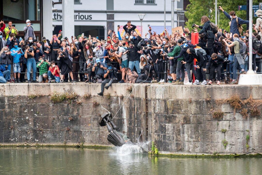 Black Lives Matter Protesters Who Tore Down Statue Referred to Britain’s Crown Prosecution Service