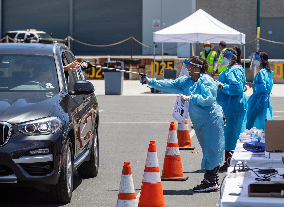 Big Testing Center at Anaheim Convention Center Focuses on Essential Workers