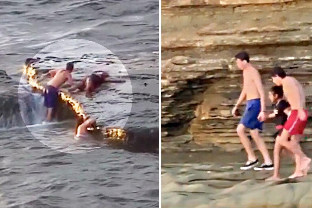 Vacationing Teens Help Rescue 2 Girls Drowning in the Ocean at Sunset Cliffs in San Diego
