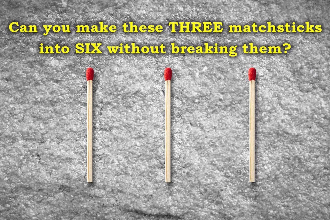 Make the Three Matchsticks Into Six Without Breaking Them–Most People Fail This