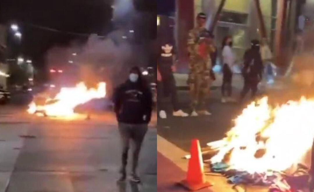 Seattle Rioters Break Into Businesses, Loot, and Set Fires