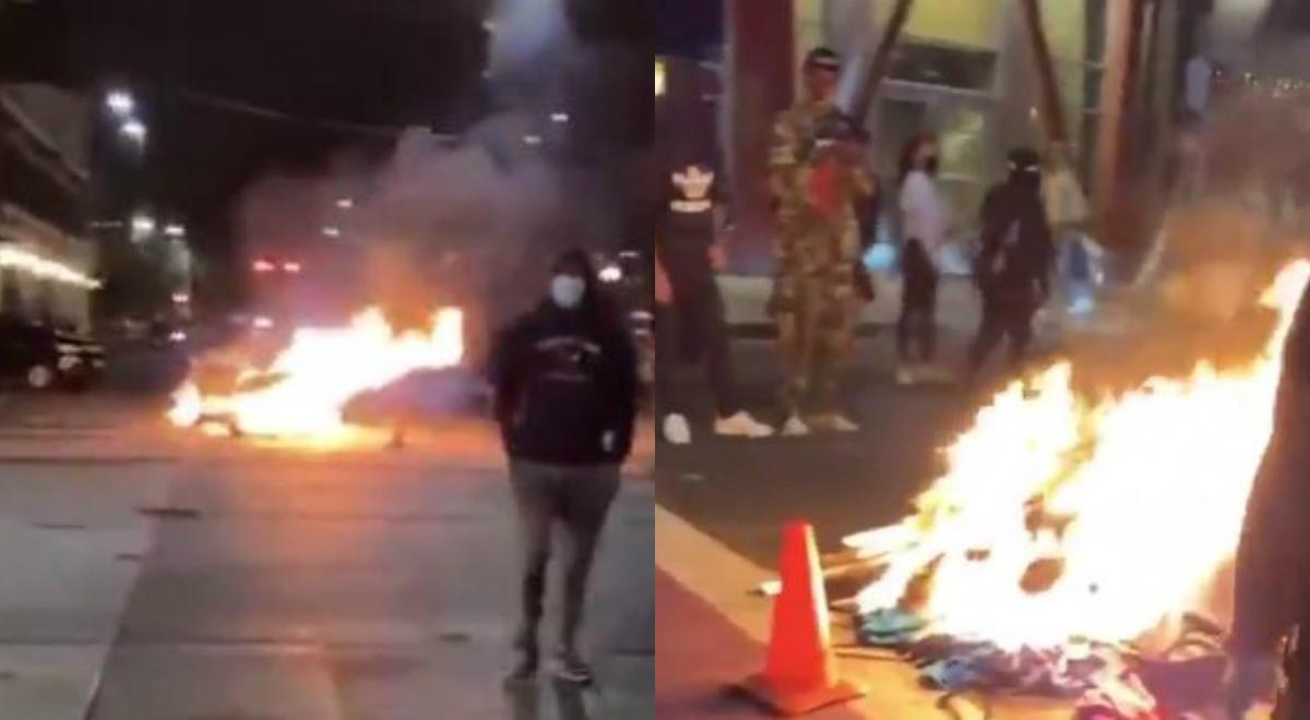 Seattle Rioters Break Into Businesses, Loot, and Set Fires