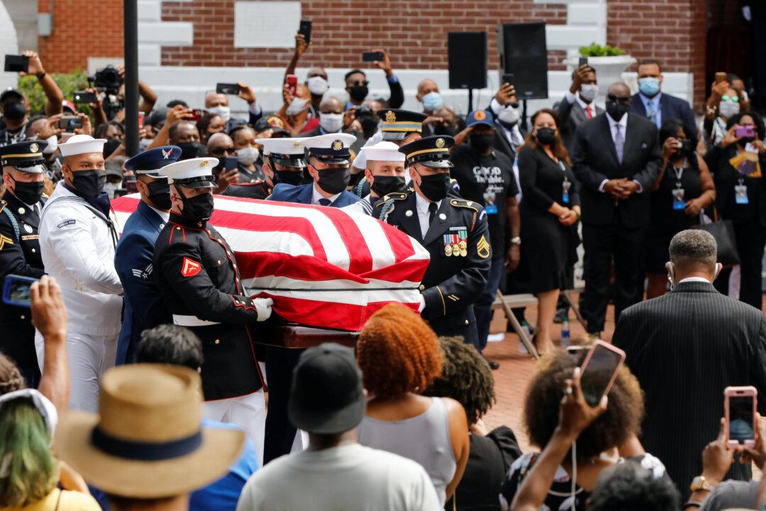 Body of Civil Rights Icon John Lewis Crosses Alabama Bridge for Final Time
