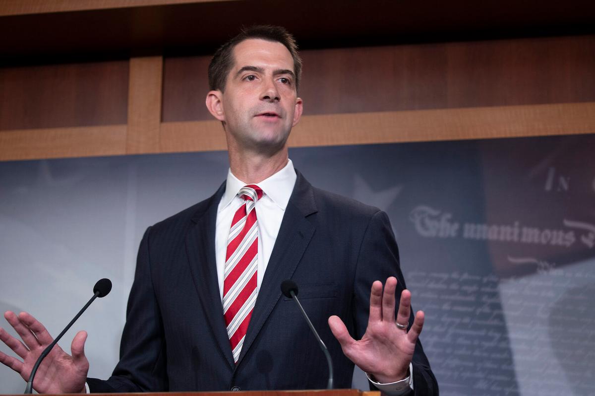 Sen. Tom Cotton Announces Bill to Strip China of ‘Most Favored Nation’ Status