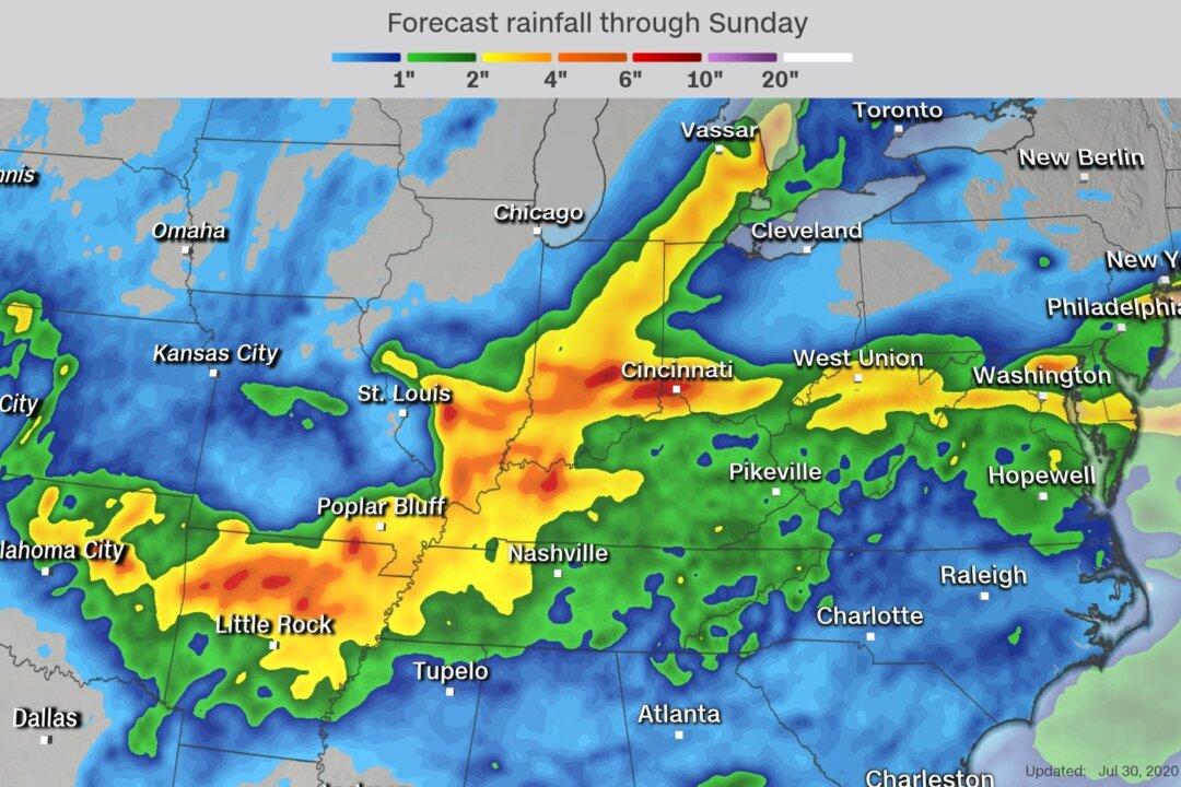 Heavy Rain to Cause Life Threatening Flooding Across the Lower Missouri Valley