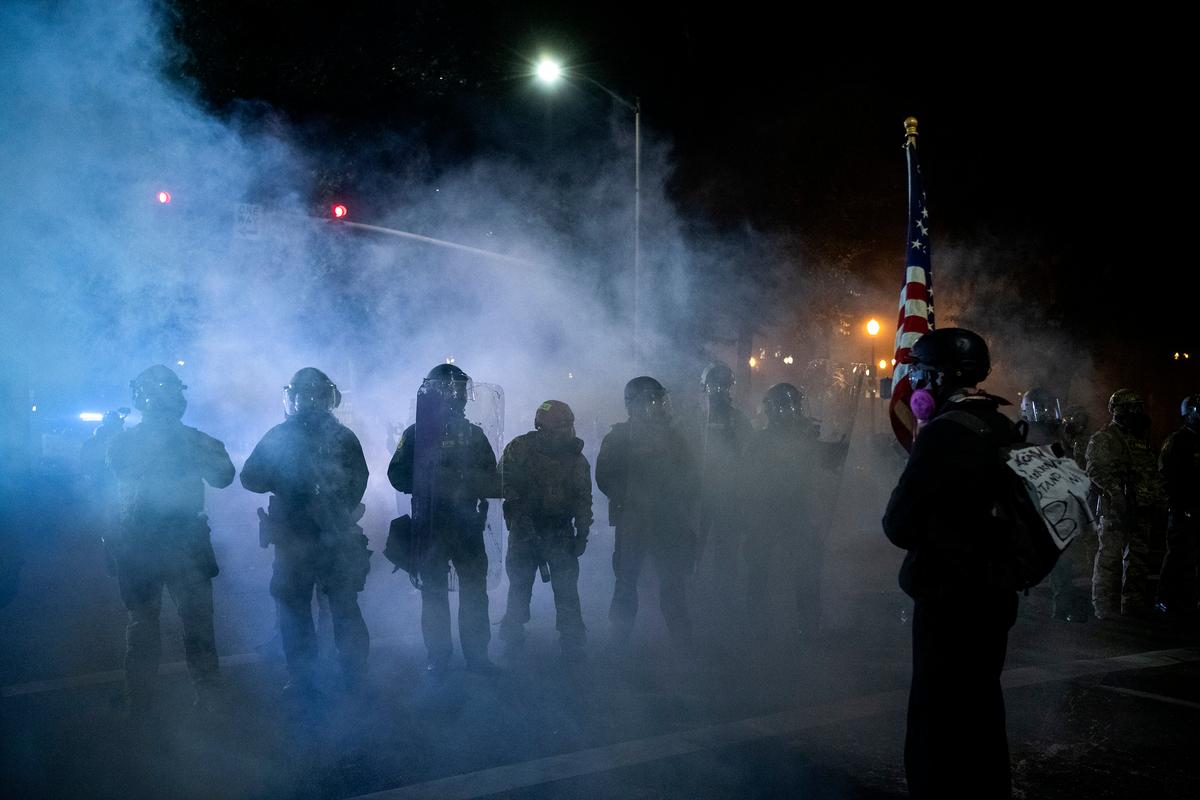 Federal Officers Declare Unlawful Assembly in Portland, Fire Tear Gas