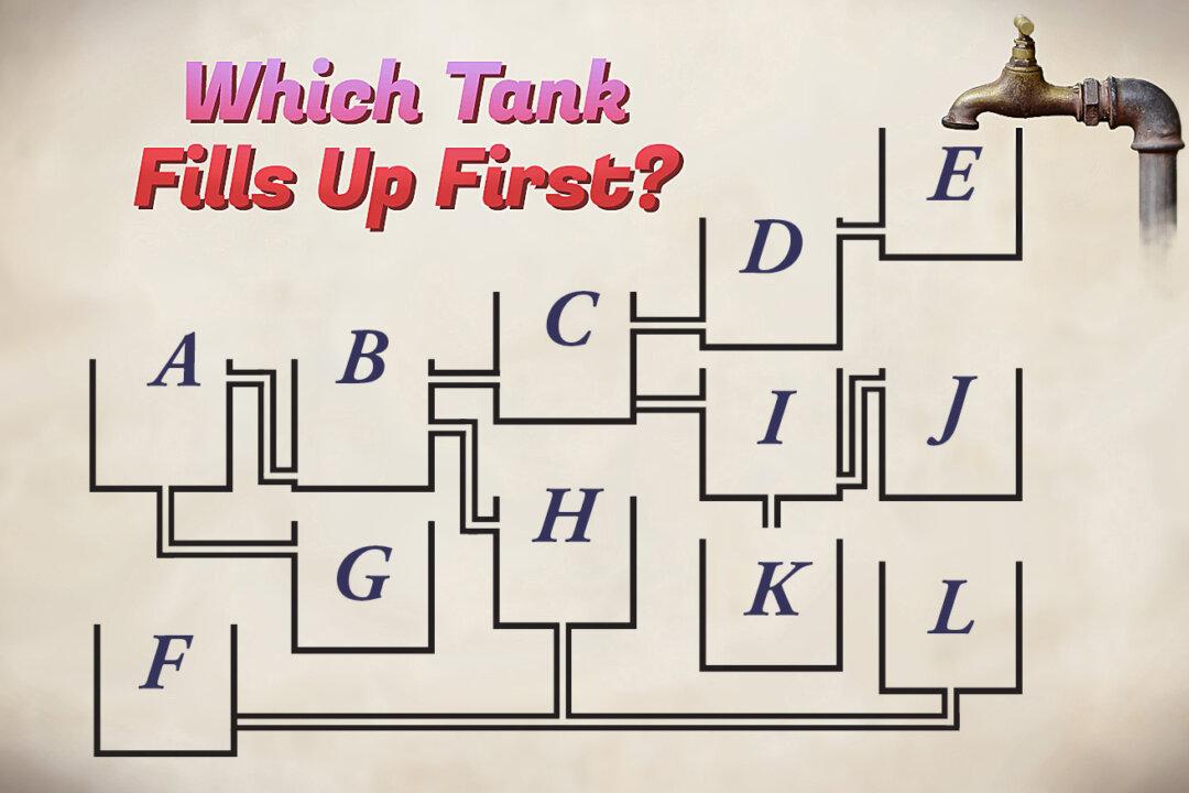 Can You Tell Which Water Tank Will Fill Up First? If You Solve It, You May Be a Physics Genius