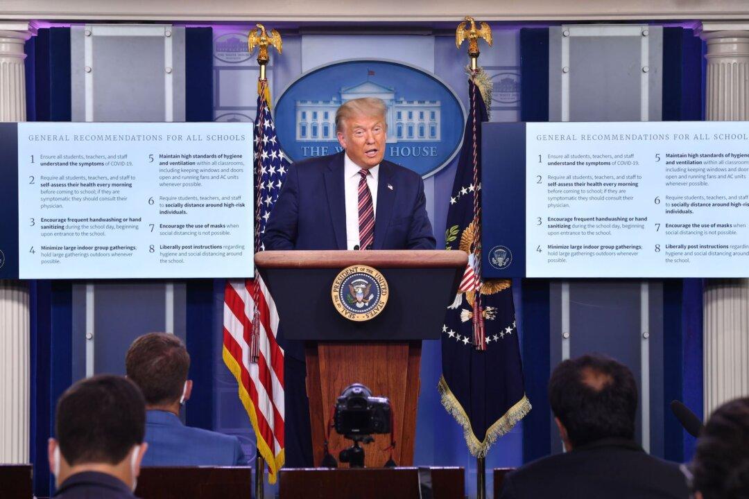 Trump Introduces New COVID-19 Adviser Who Backs Reopening Schools