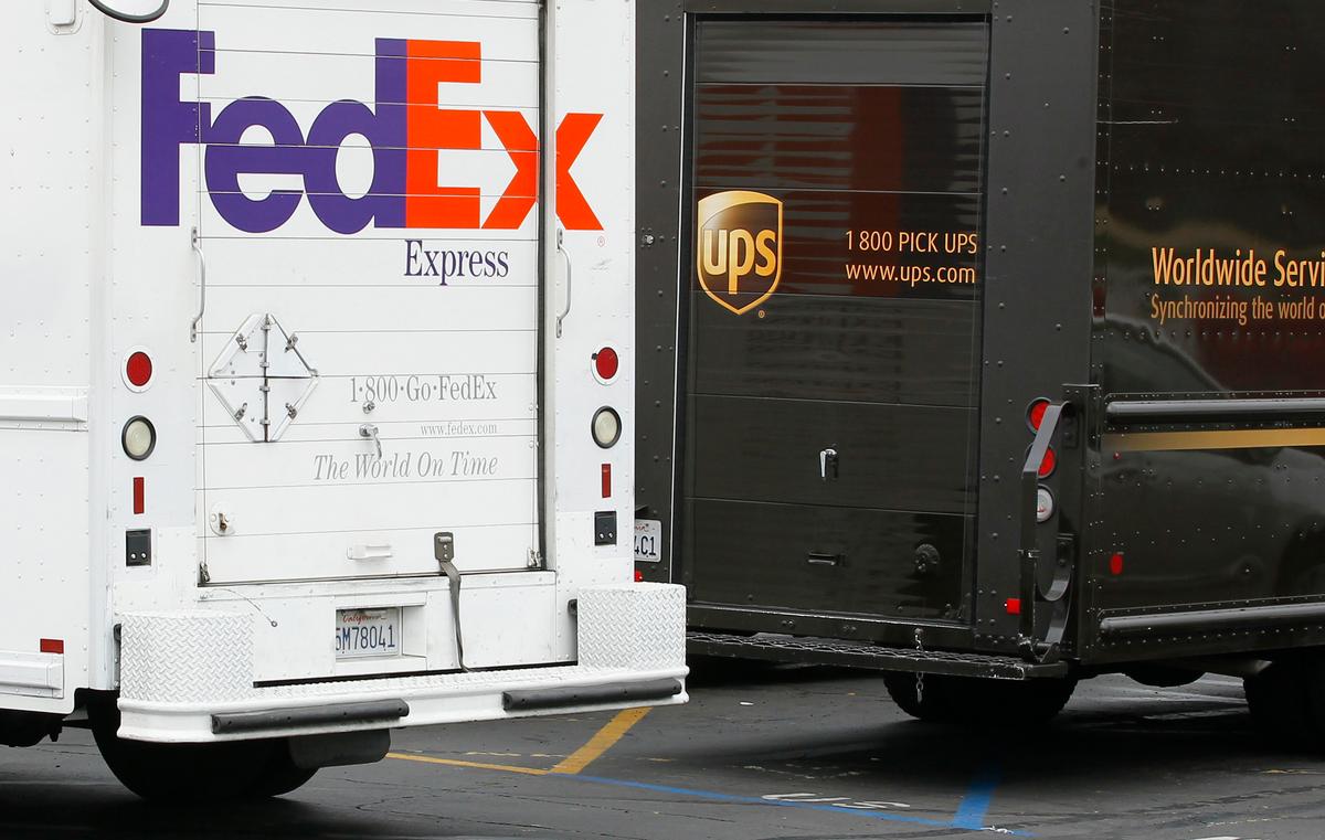 FedEx, Transports, Flash Bright Yellow to the Markets
